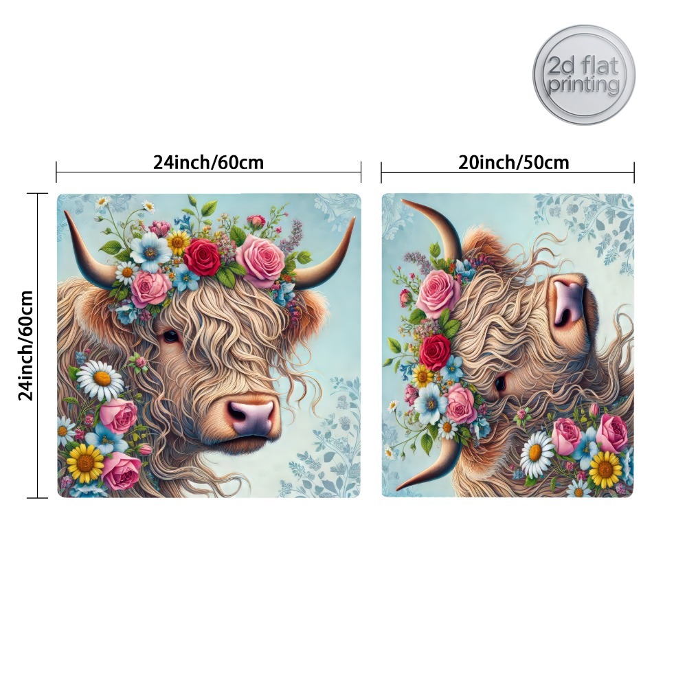 1pc, Artificial Leather Dish D – Cow Mat Rubber recenzja i cena
