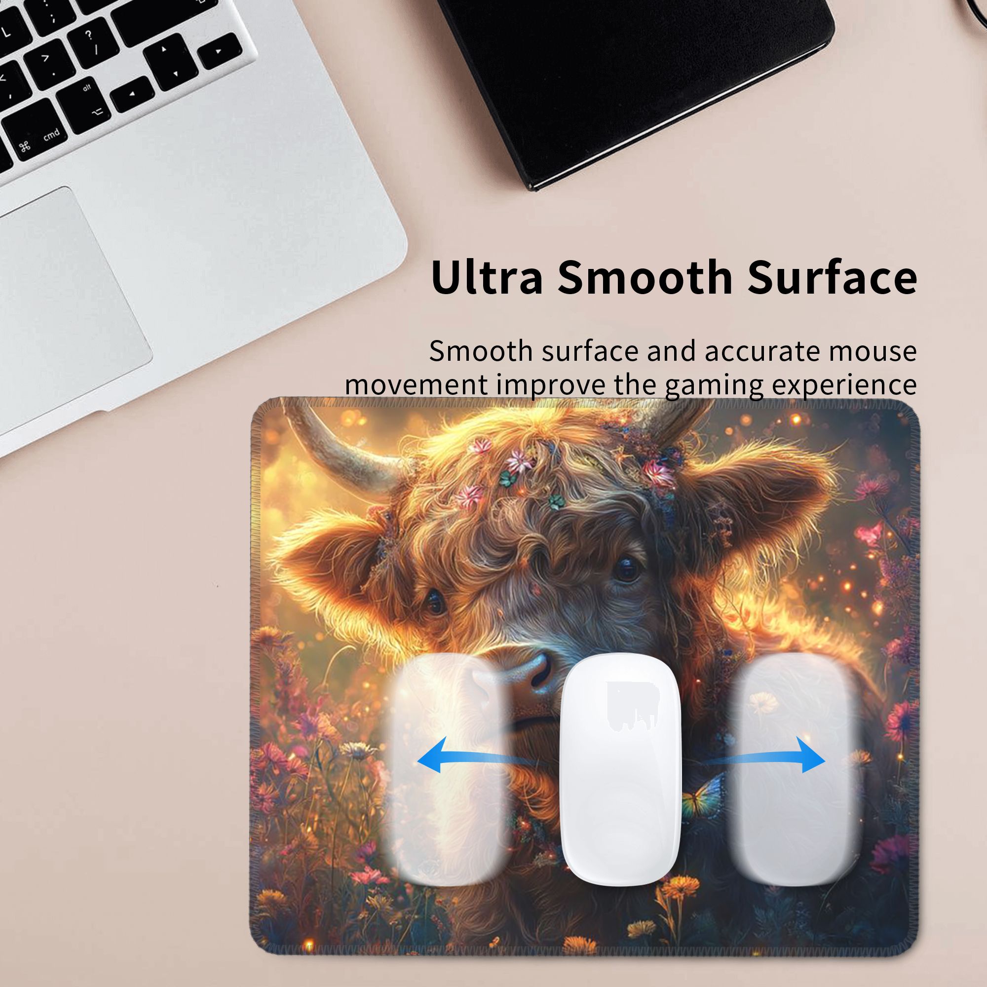 Highland Cow In Magical Forest – Cow Mat Rubber recenzja i cena