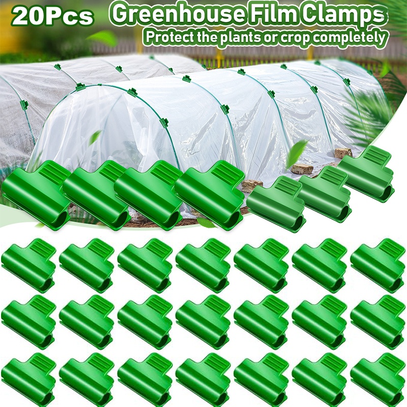 20Pcs Green Laminating Clip, A – Greenhouse Plastic Film recenzja i cena