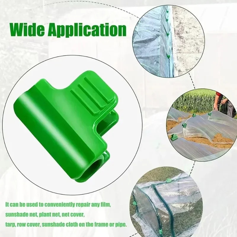 20Pcs Green Laminating Clip, A – Greenhouse Plastic Film recenzja i cena