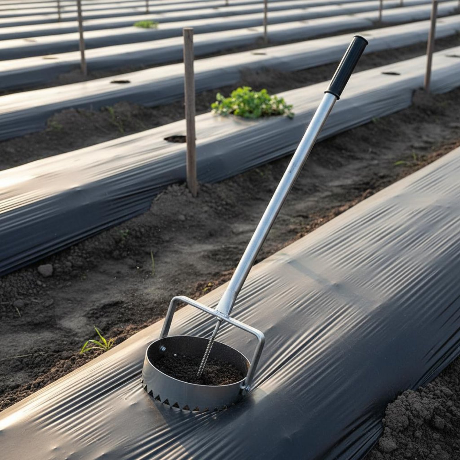 Mulch Film Hole Puncher Stainl – Greenhouse Plastic Film recenzja i cena