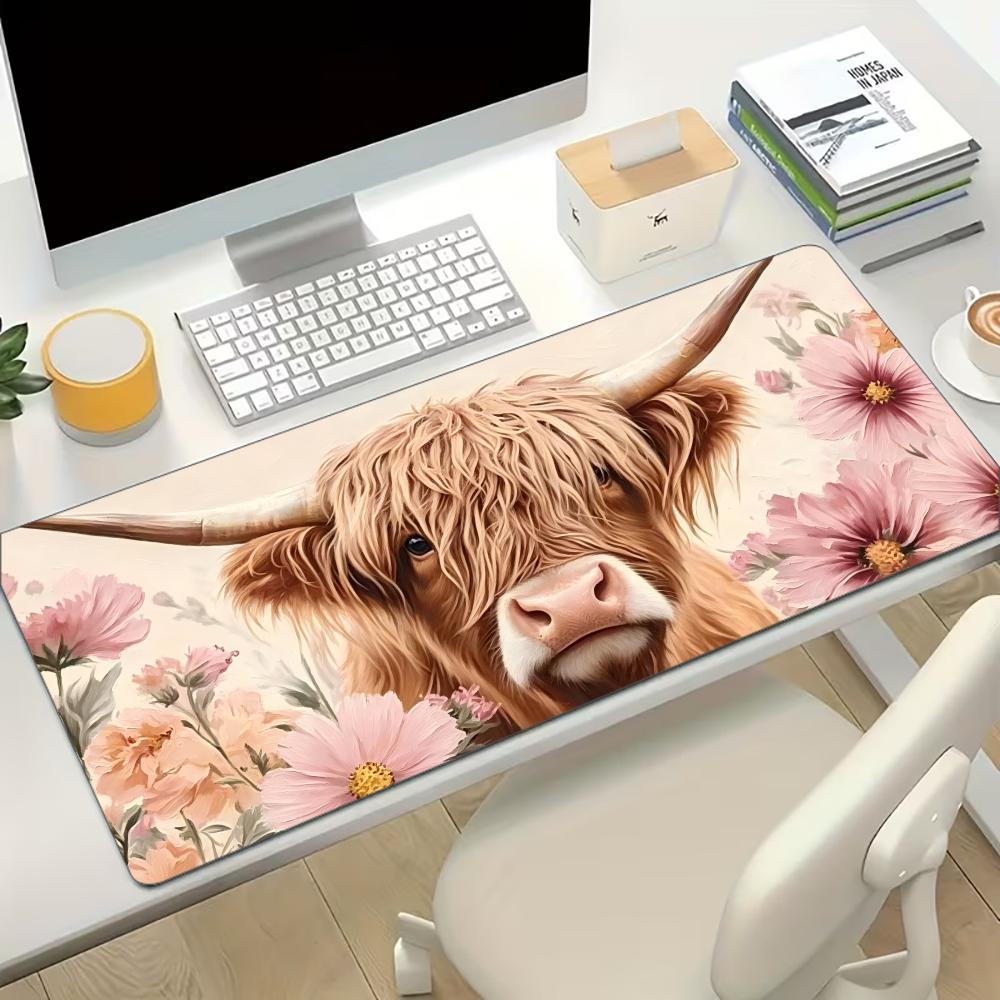 Highland Cow Pink Floral Large – Cow Mat Rubber recenzja i cena