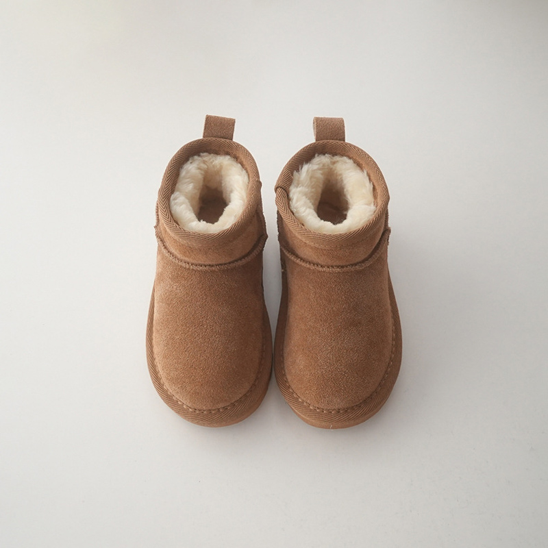 Children Winter Snow Boots Bab – Cow Mat Rubber recenzja i cena