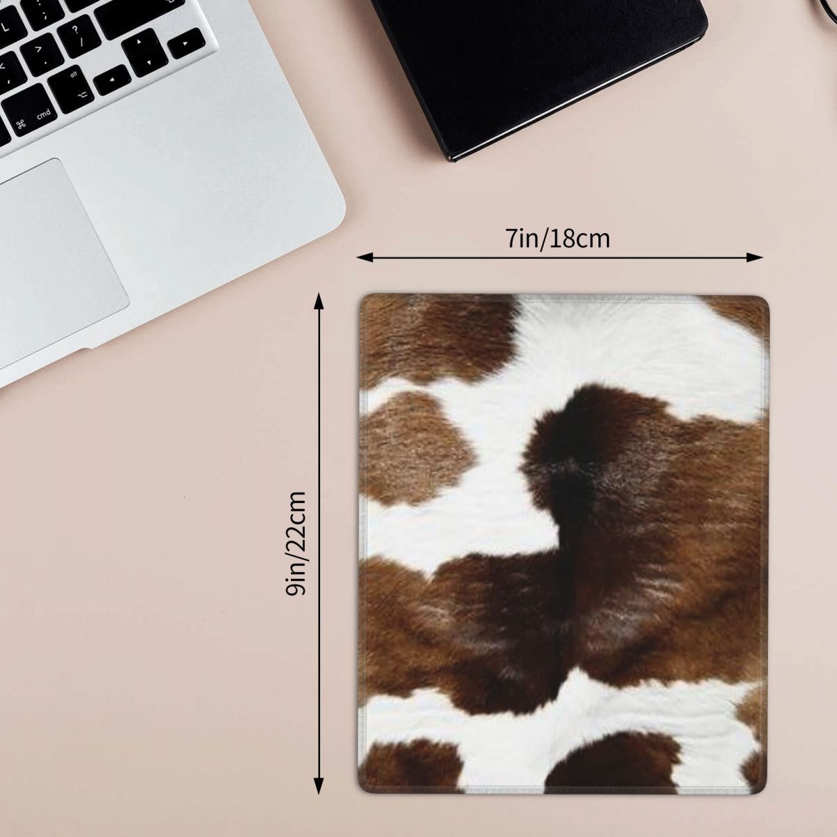 Rustic Ranch Cow Print 7x9 in  – Cow Mat Rubber recenzja i cena