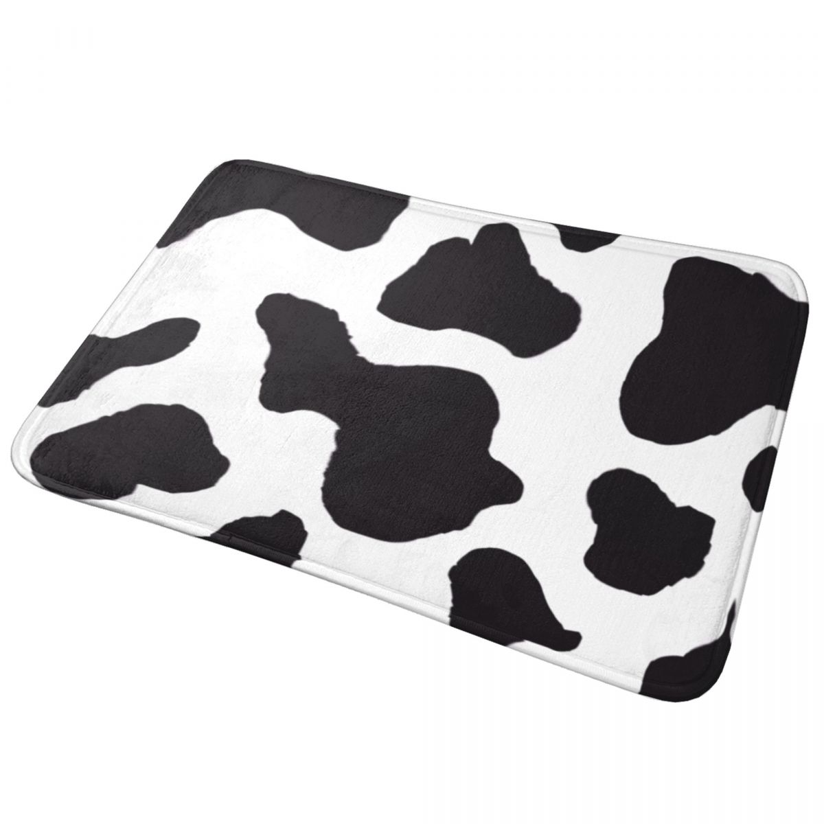 Cow Print Bath Mat Black Anima – Cow Mat Rubber recenzja i cena
