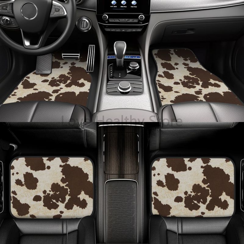 Cow Car Floor Mats Set of 4 Br – Cow Mat Rubber recenzja i cena