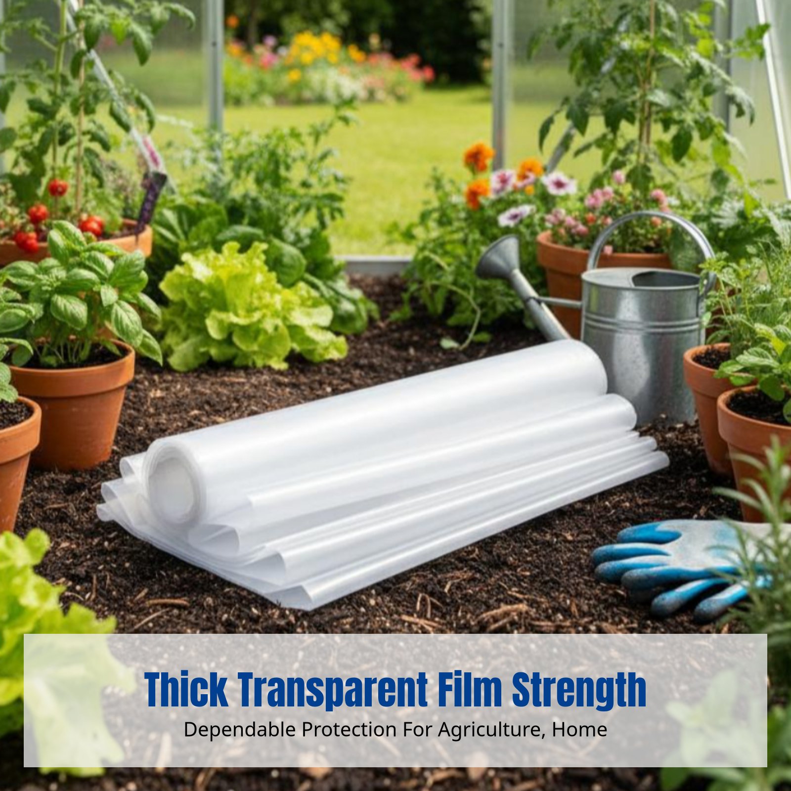 Heavy Duty Transparent Tarp, W – Greenhouse Plastic Film recenzja i cena