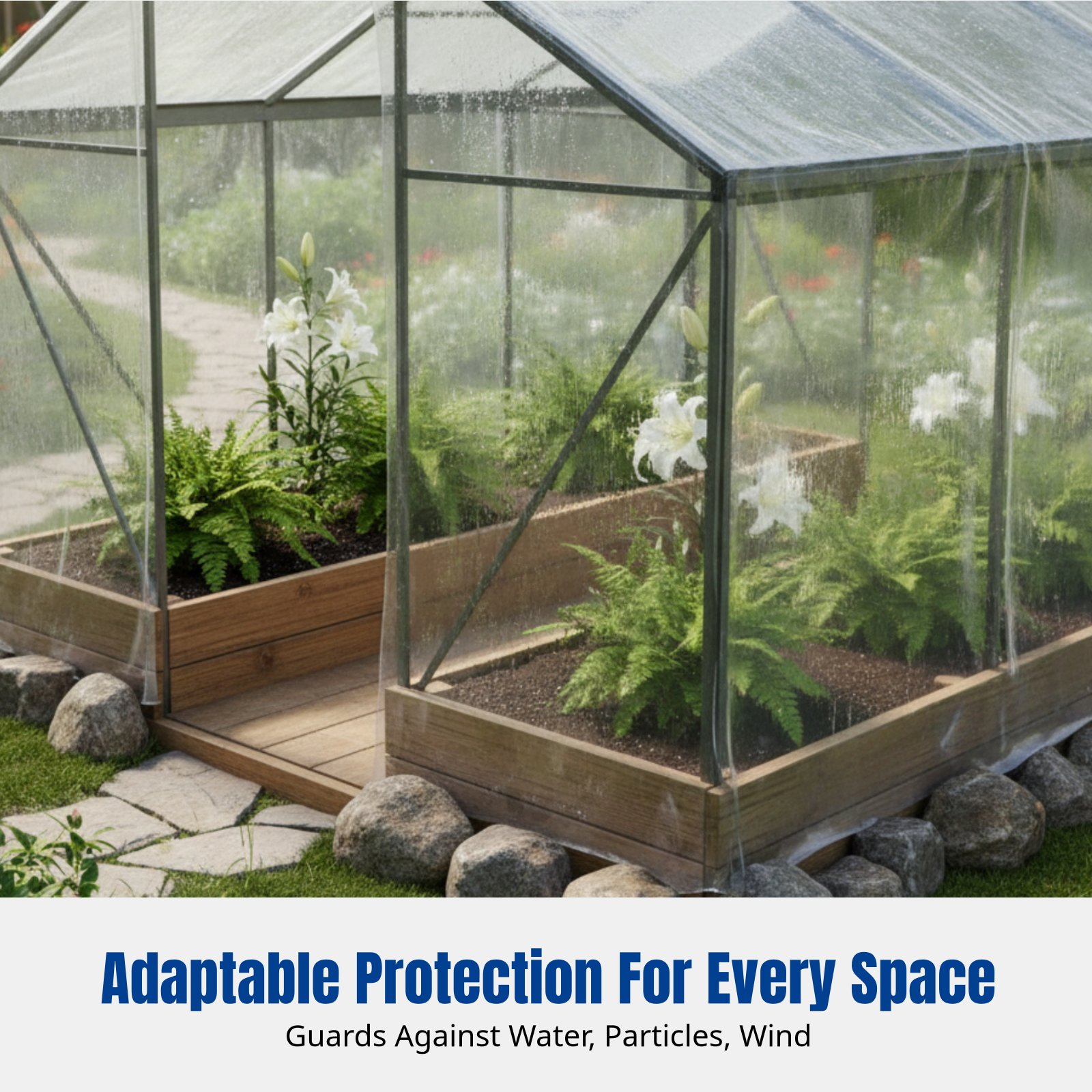 Heavy Duty Transparent Tarp, W – Greenhouse Plastic Film recenzja i cena