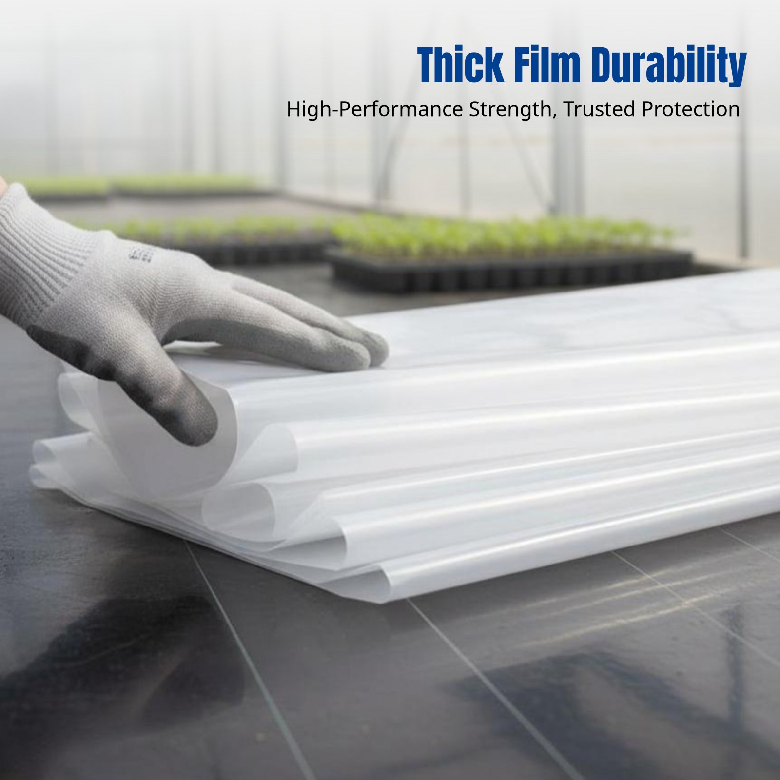 Heavy Duty Transparent Tarp, W – Greenhouse Plastic Film recenzja i cena