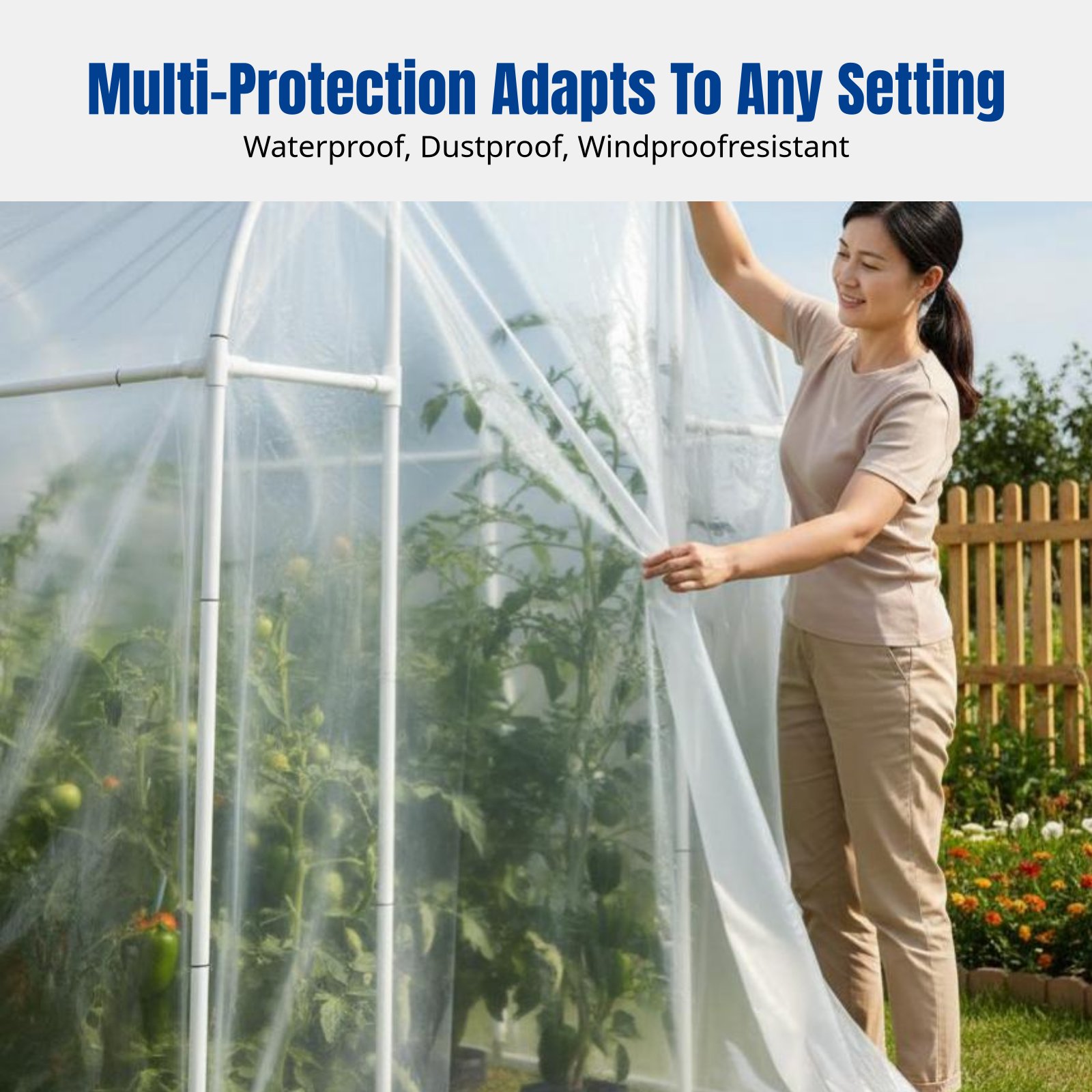 Heavy Duty Transparent Tarp, W – Greenhouse Plastic Film recenzja i cena