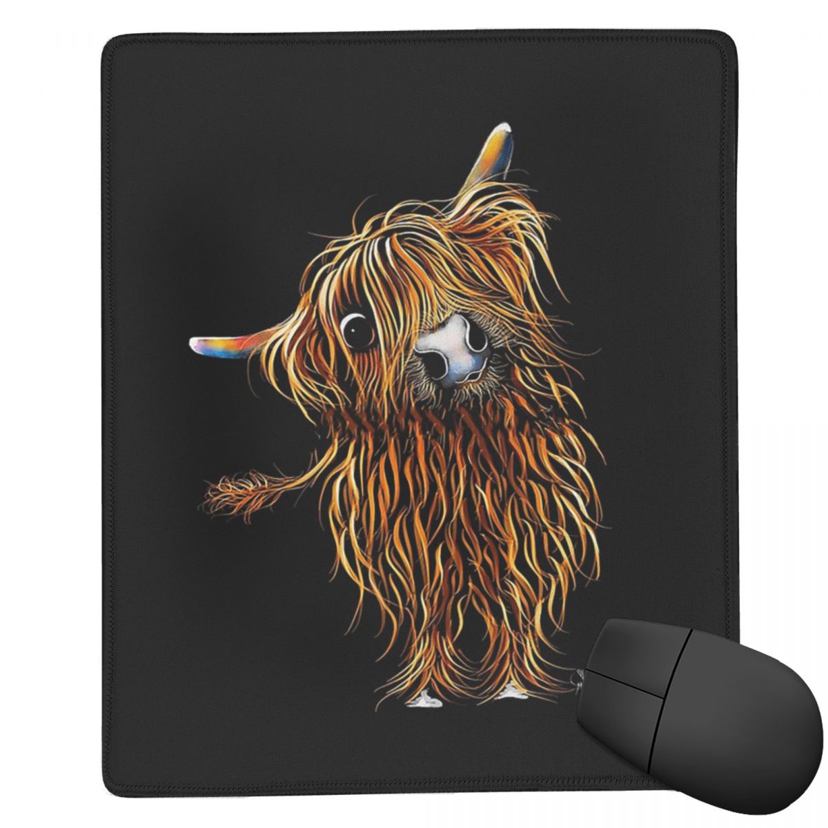 Highland Cow Print 7x9 in 22x1 – Cow Mat Rubber recenzja i cena