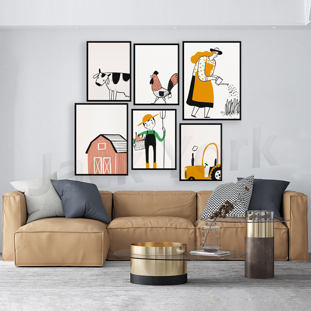 Agriculture Gallery Wall - 4-H – Agriculture Farming Cartoon recenzja i cena