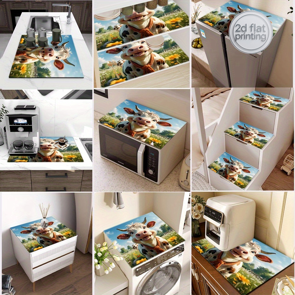 2D Flat Printing 1pc Cow Print – Cow Mat Rubber recenzja i cena